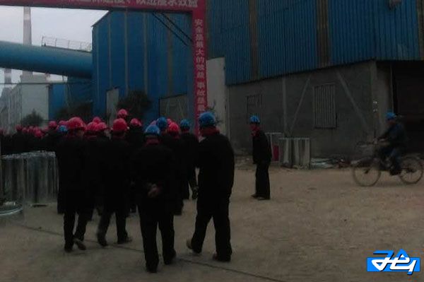 河南高爐煤氣放散塔 \