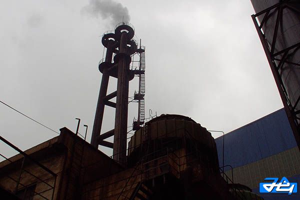 河南高爐煤氣放散塔 \