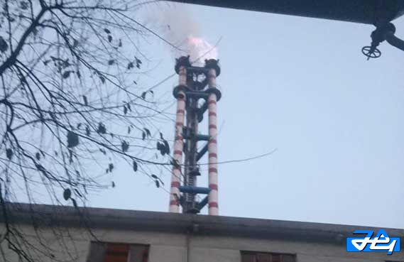 轉爐煤氣放散點火 \