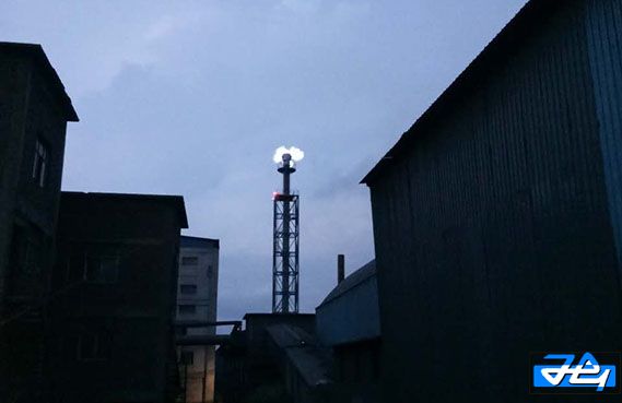 高爐煤氣放散火炬 \