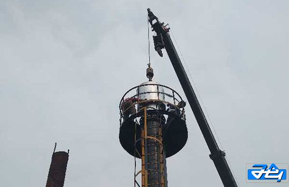 高爐煤氣放散點火 \